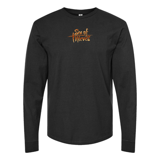 Youth Sea Of Thieves Logo Cotton Long Sleeve T-Shirt