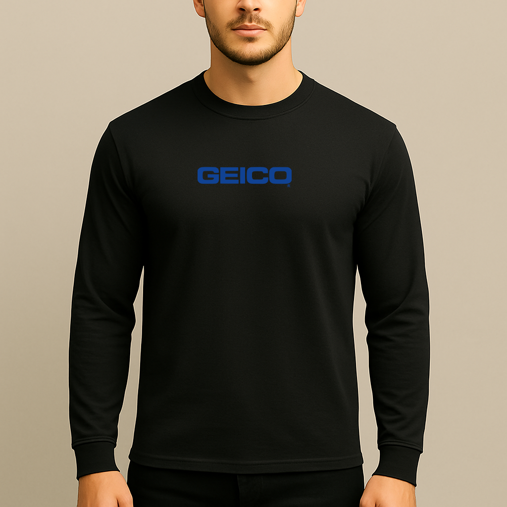 Men's Geico Logo Long Sleeve T-Shirt