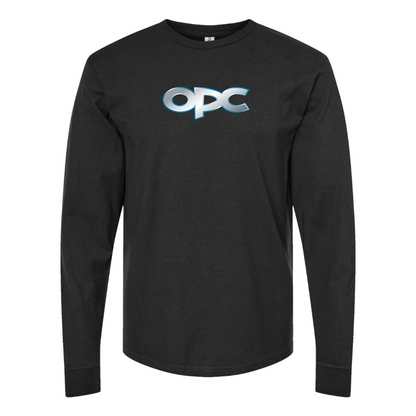Men's Opel Performance Center Logo Cotton Long Sleeve T-Shirt