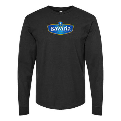 Men's Bavaria Logo Cotton Long Sleeve T-Shirt