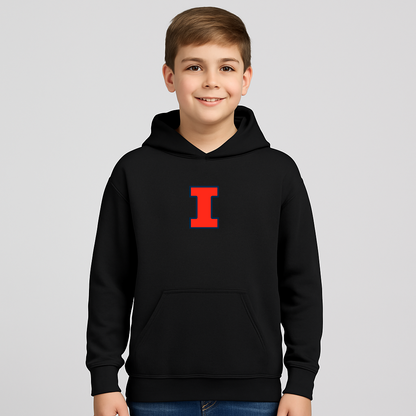 Youth Illinois Fighting Illini Logo Pullover Hoodie