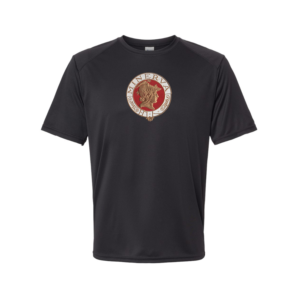 Men's Minerva Cars Logo Polyester T-Shirt