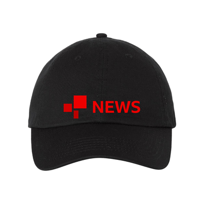 BBC News Valucap Adult Bio-Washed Classic Dad Hat