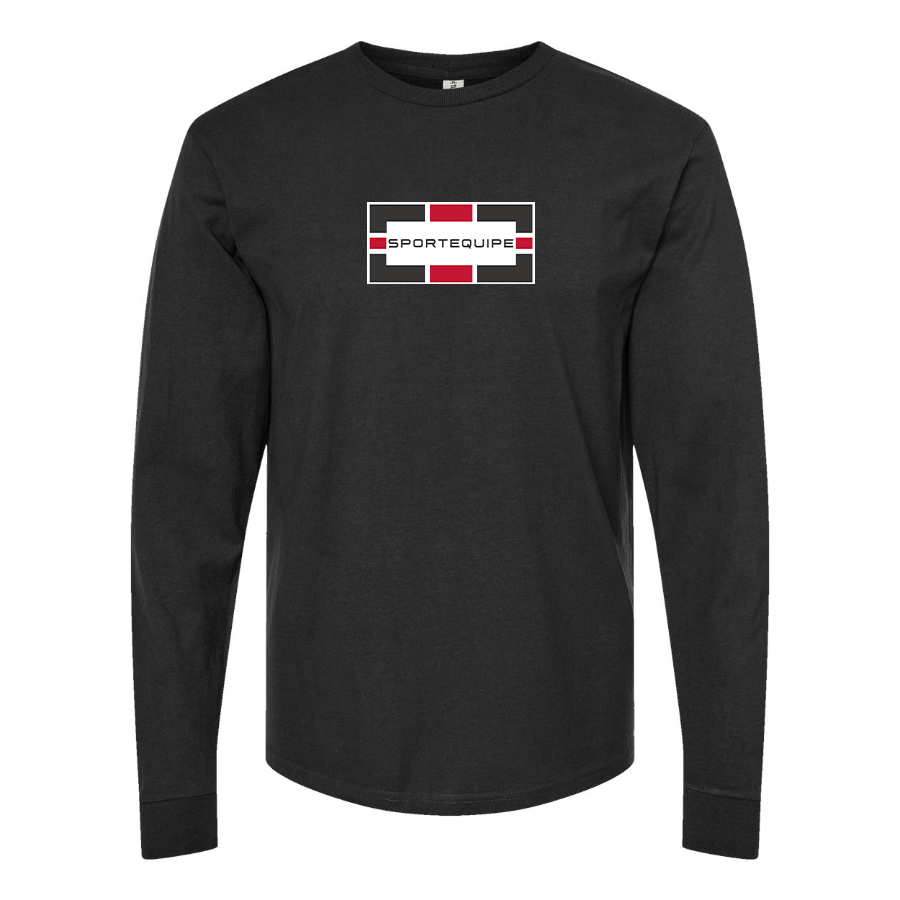 Youth Sportequipe Logo Cotton Long Sleeve T-Shirt