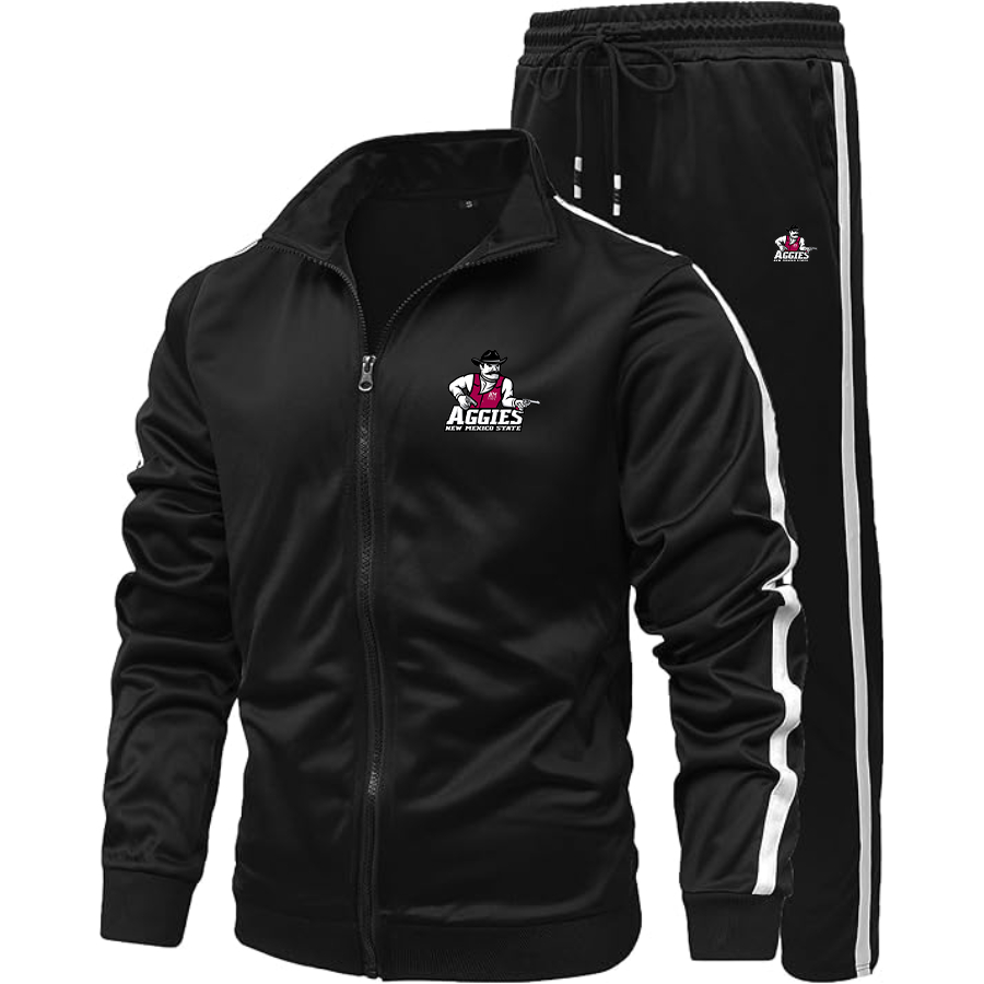 Men's Aggies New Mexico State Logo  Dri-Fit TrackSuit