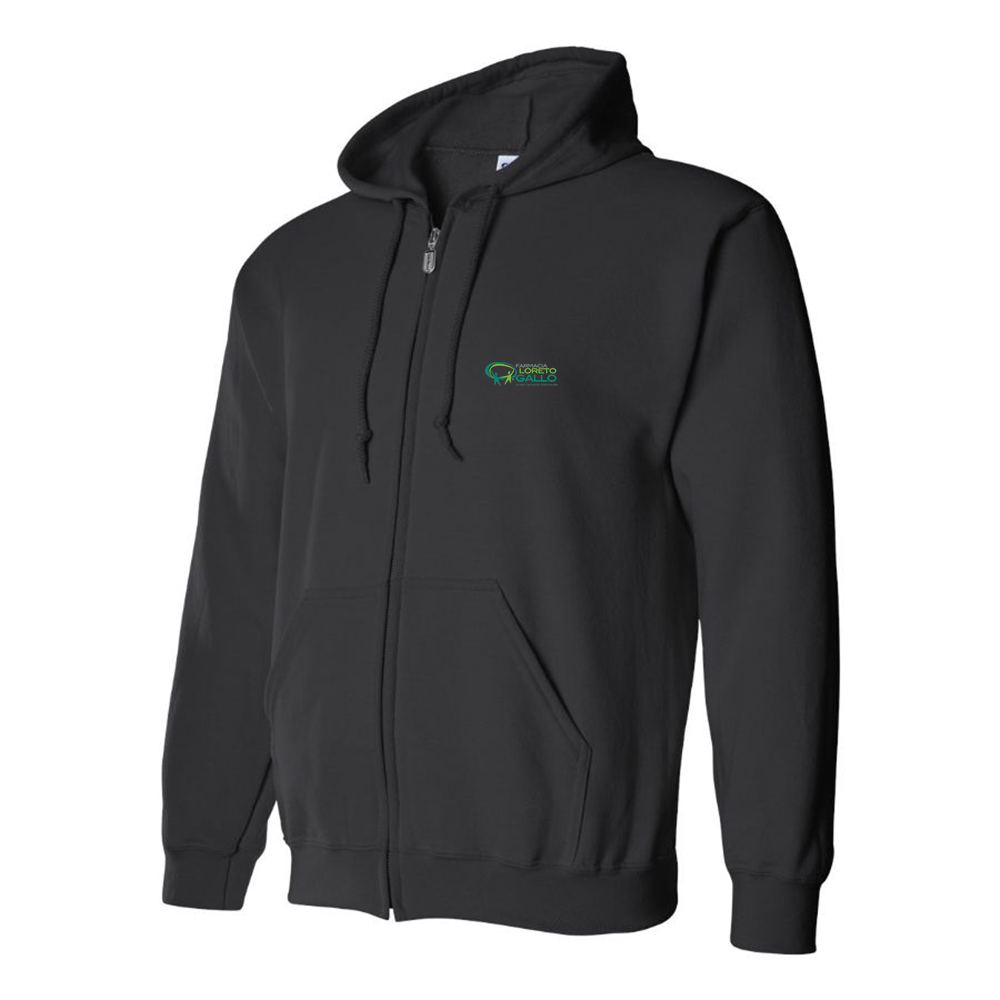 Men's Farmacia Loreto Gallo Logo Zipper Hoodie