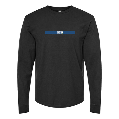Men's   SDP  Logo  Cotton Long Sleeve T-Shirt