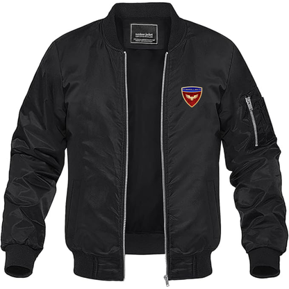 Men's Appollen Logo Lightweight Bomber Jacket Windbreaker Softshell Varsity Jacket Coat