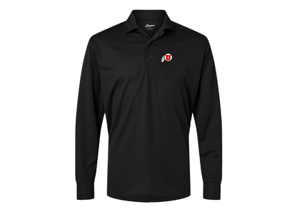 Men's Utah Utes Paragon Prescott Long Sleeve Polo