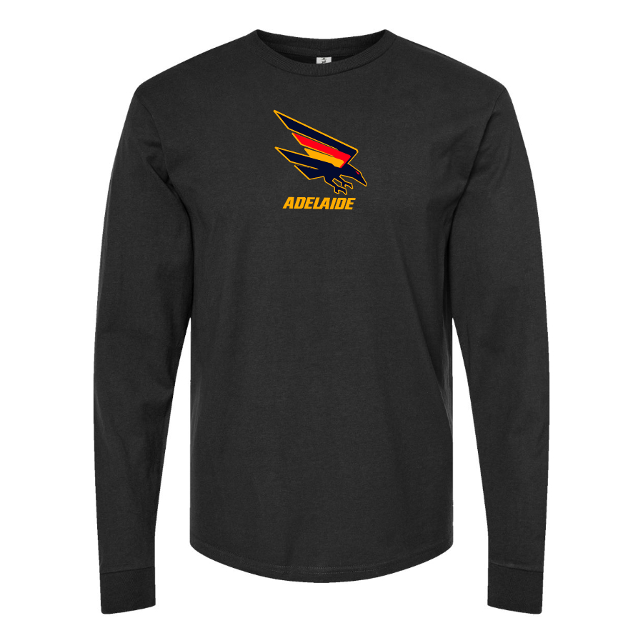 Men's Adelaide Crows  Logo Cotton Long Sleeve T-Shirt