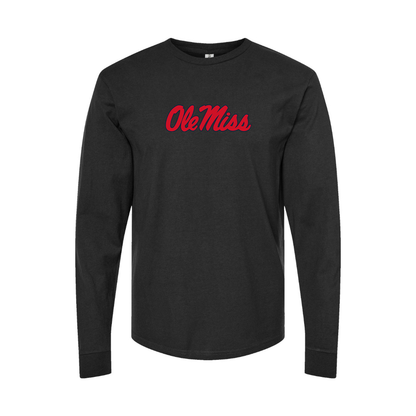 Men's Mississippi Rebels Logo Long Sleeve T-Shirt