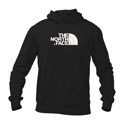 Men's The North Face Black Logo white Pullover Hoodie
