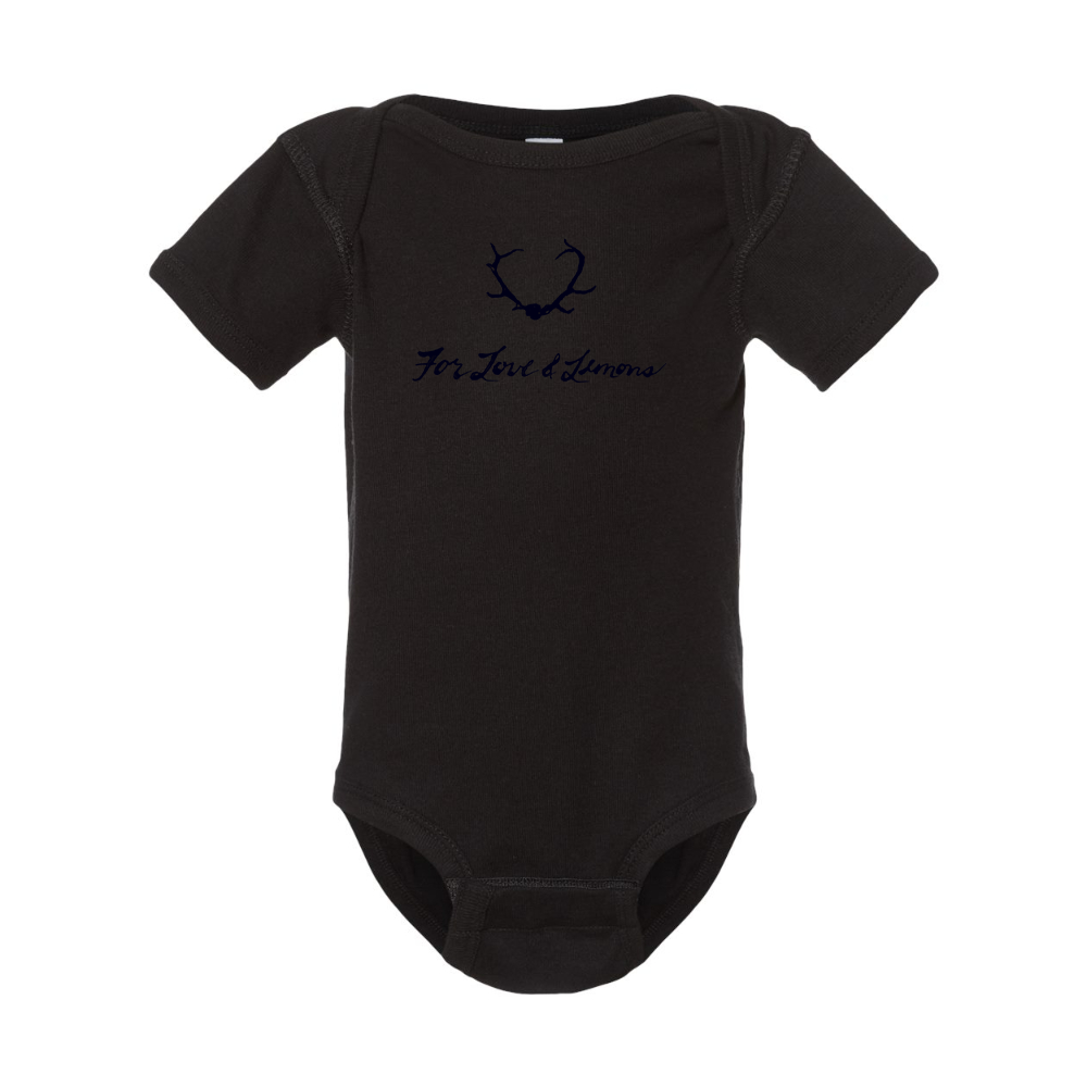 For Loves & Lemons Rabbit Skins Infant Baby Rib Bodysuit