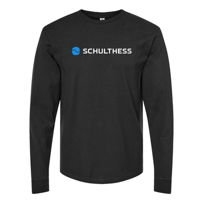 Men's  Schulthess Logo Cotton Long Sleeve T-Shirt