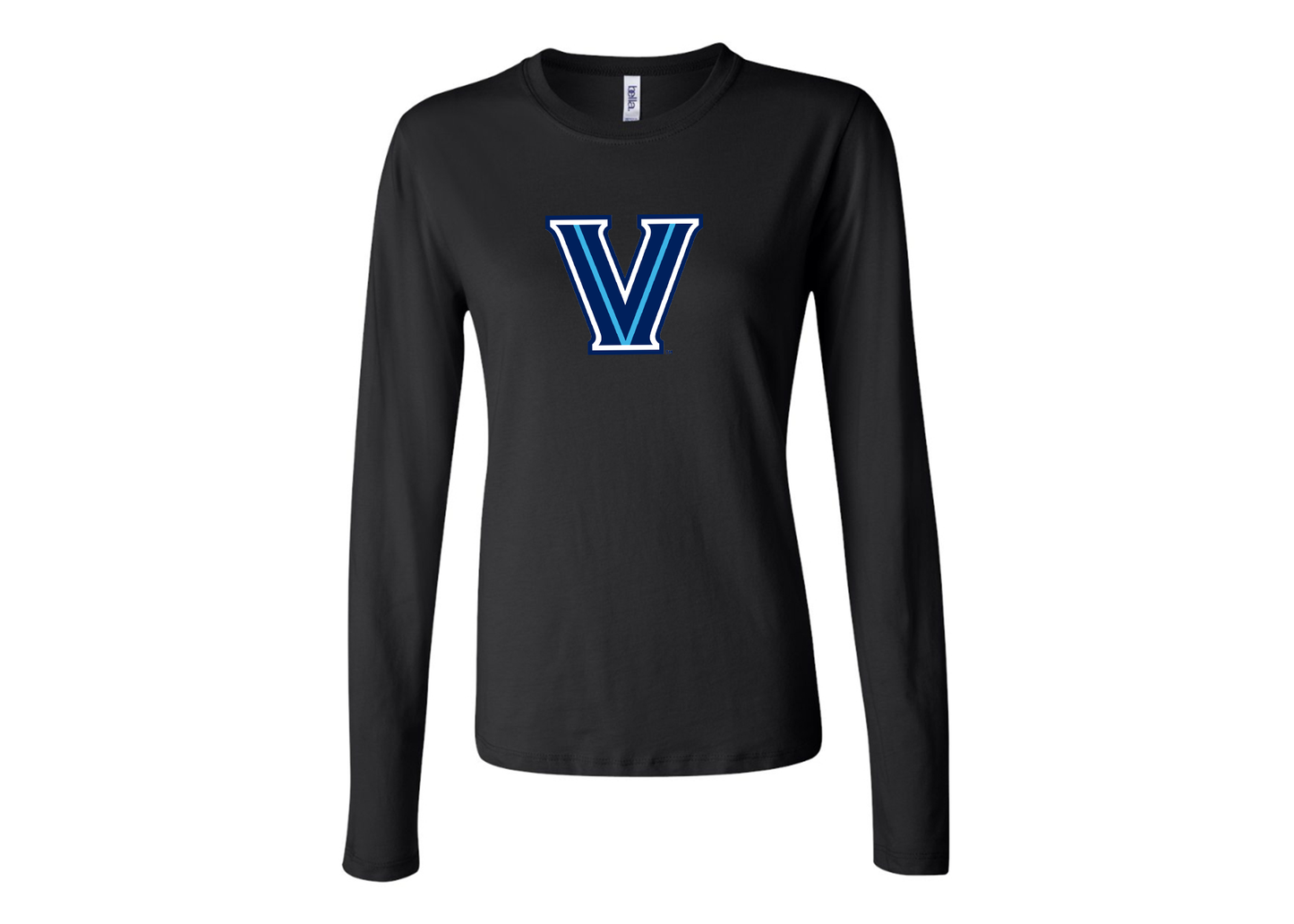 BELLA CANVAS Women’s Villanova Wildcats Jersey Long Sleeve Tee