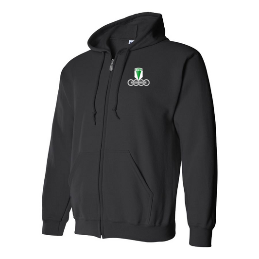 Men's DKW Logo Zipper Hoodie