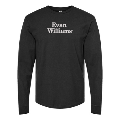 Youth Evan Williams Logo Cotton Long Sleeve T-Shirt