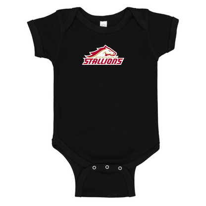 Birmingham Stallions Logo Baby Onesie Romper