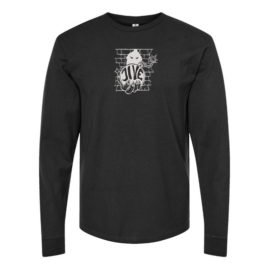 Men's Jivebomb Logo Cotton Long Sleeve T-Shirt