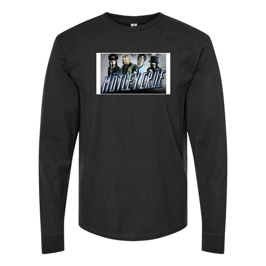 Men's  Motley Crue Logo Cotton Long Sleeve T-Shirt