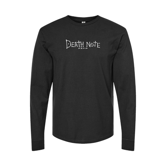 Youth Death Note Logo Cotton Long Sleeve T-Shirt
