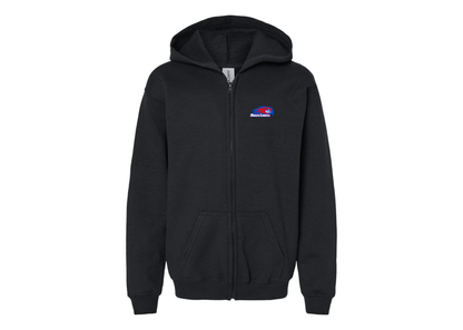 Gildan Heavy Blend Youth UMass Lowell River Hawks Full Zip Hooded Sweatshirt