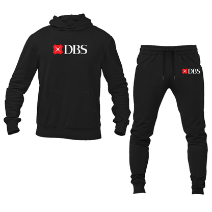 Men's DBS Bank Logo Hoodie Joggers Set