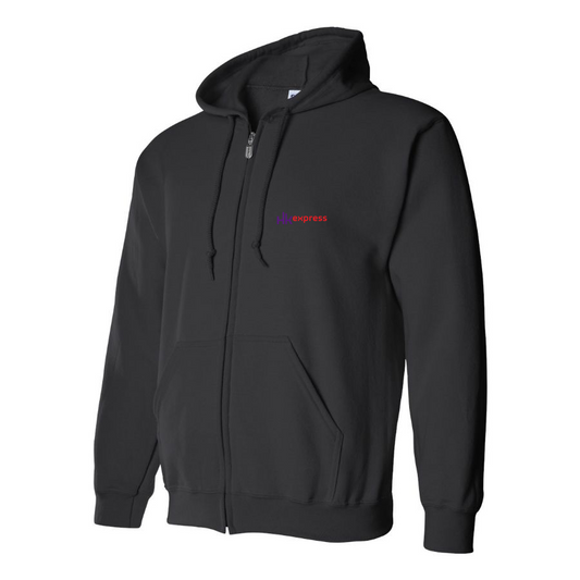 Men's HK Express Logo Zipper Hoodie