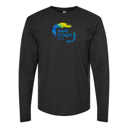 Men's Van Gogh Logo Cotton Long Sleeve T-Shirt
