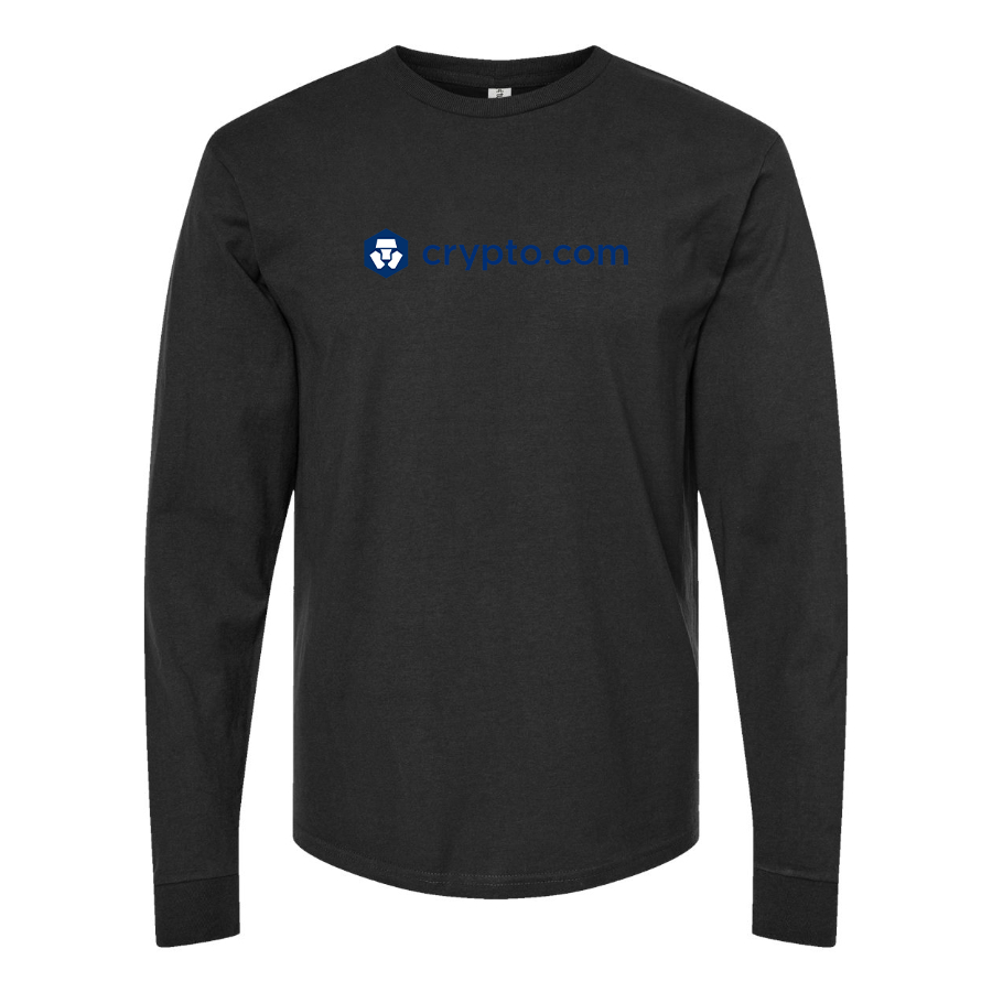 Youth Crypto.Com  Logo Long sleeves