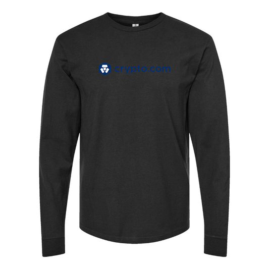 Youth Crypto.Com  Logo Long sleeves