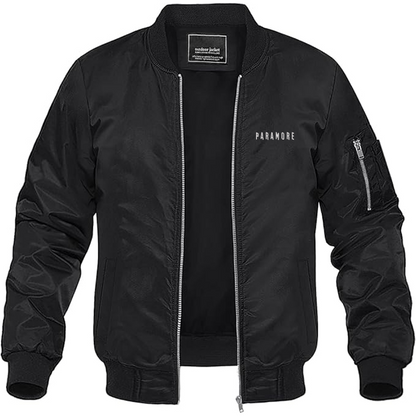 Men's Paramore Lightweight Bomber Jacket Windbreaker Softshell Varsity Jacket Coat