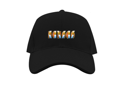 Kansas Logo Dad Baseball Cap Hat