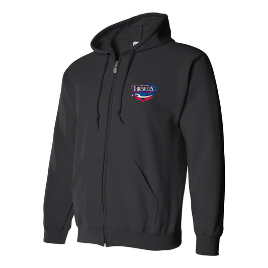 Men's Clearwater Threshers Logo Zipper Hoodie