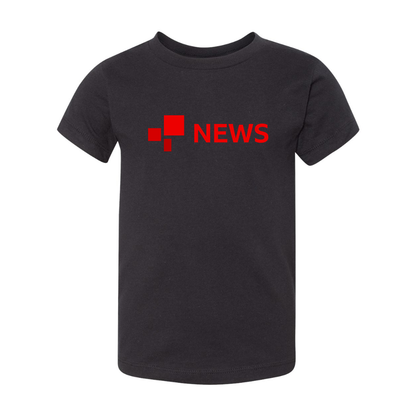 BBC News BELLA  CANVAS Toddler Jersey Tee