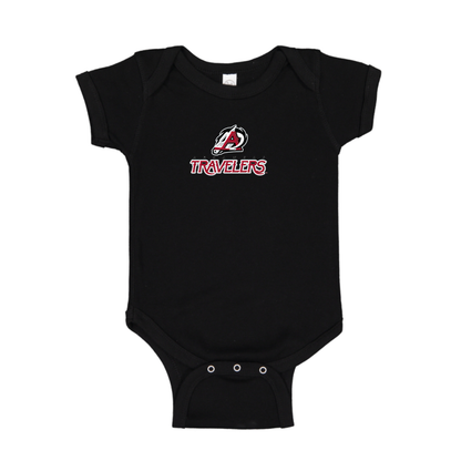 Arkansas Travelers Logo Baby Romper Onesie