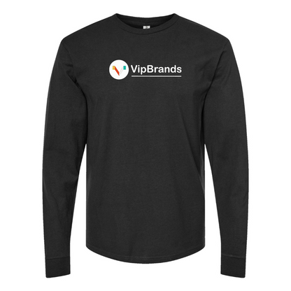 Men's VipBrands  Logo Cotton Long Sleeve T-Shirt