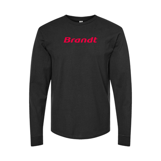 Youth Brandt Logo Cotton Long Sleeve T-Shirt