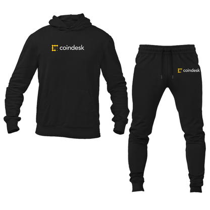 Men's CoinDesk Logo Hoodie Joggers Set