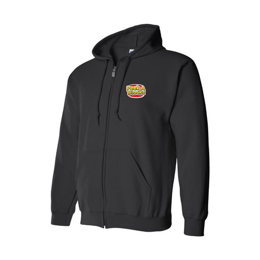 Men's Peek A Blocks Logo Zipper Hoodie