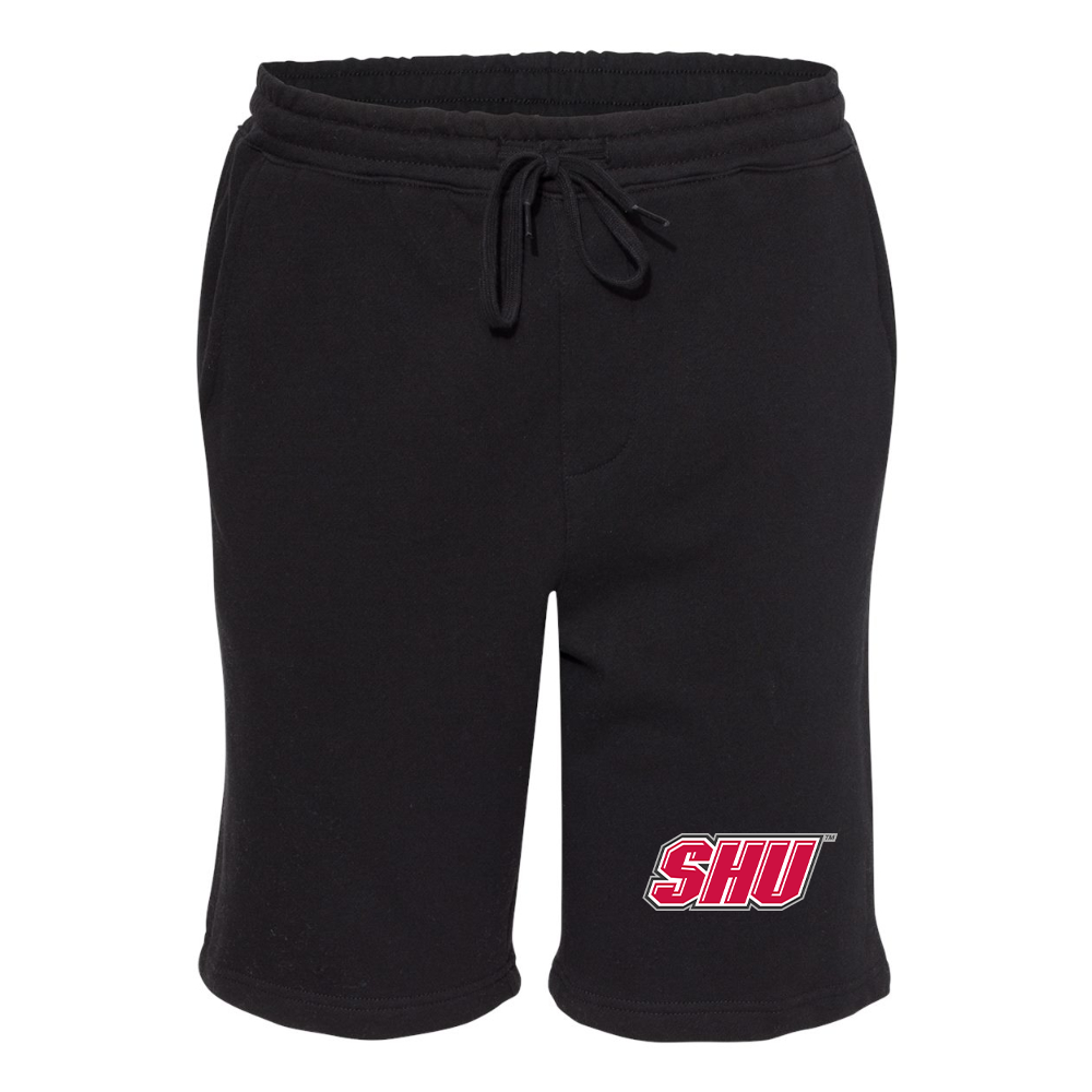 Men's Sacred Heart Pioneers Logo Independent Trading Co Midweight Fleece Shorts