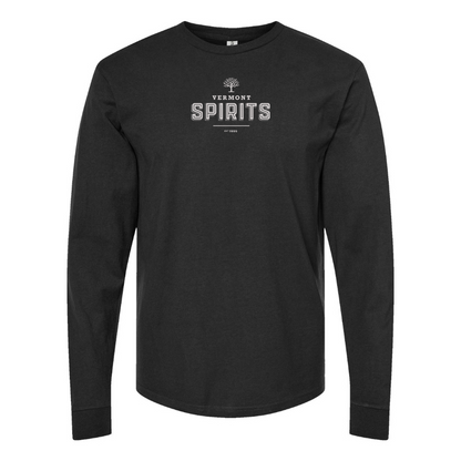 Men's Vermont Spirits Logo Cotton Long Sleeve T-Shirt