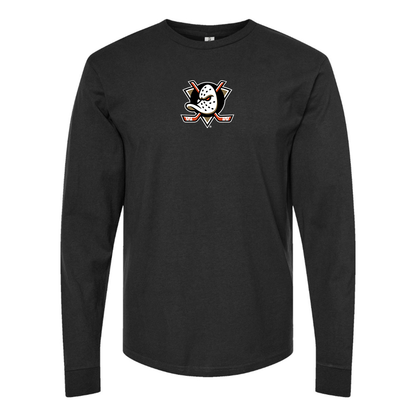 Men's Anaheim Ducks Logo Long Sleeve T-Shirt