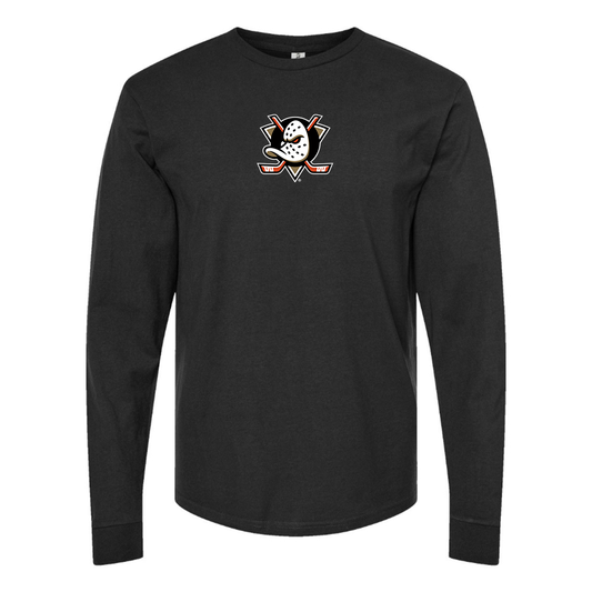 Men's Anaheim Ducks Logo Long Sleeve T-Shirt