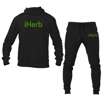 Men's iHerb Logo Hoodie Joggers Set