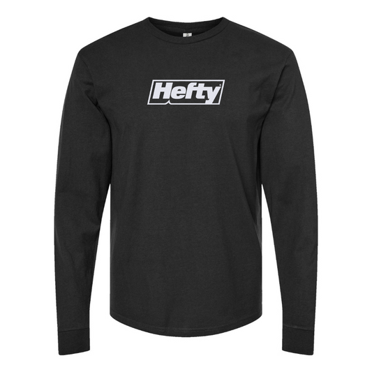 Men's Hefty Logo Cotton Long Sleeve T-Shirt