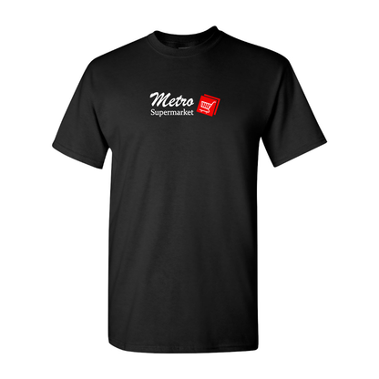 Men's Metro Supermarket Logo   Cotton T-Shirt