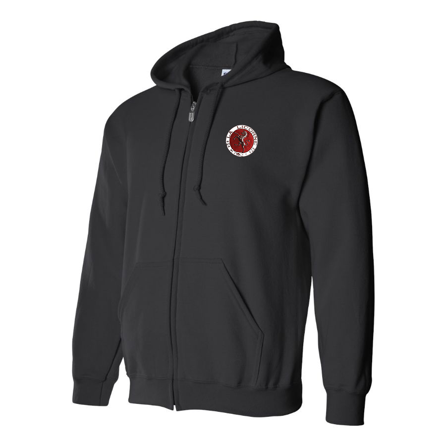 Men's Corre La Licorne Logo Zipper Hoodie