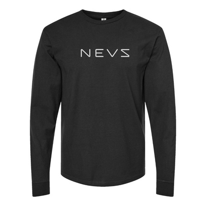 Youth NEVS Logo Cotton Long Sleeve T-Shirt