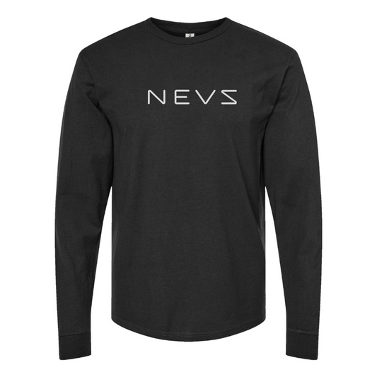 Youth NEVS Logo Cotton Long Sleeve T-Shirt
